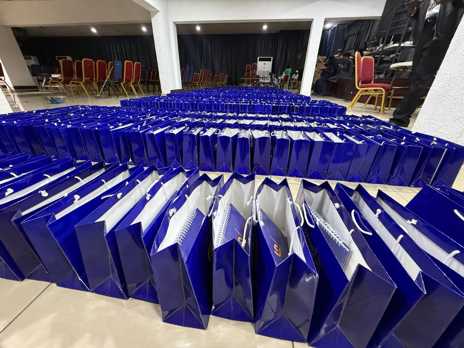 Hope Kit packages prepared for distribution