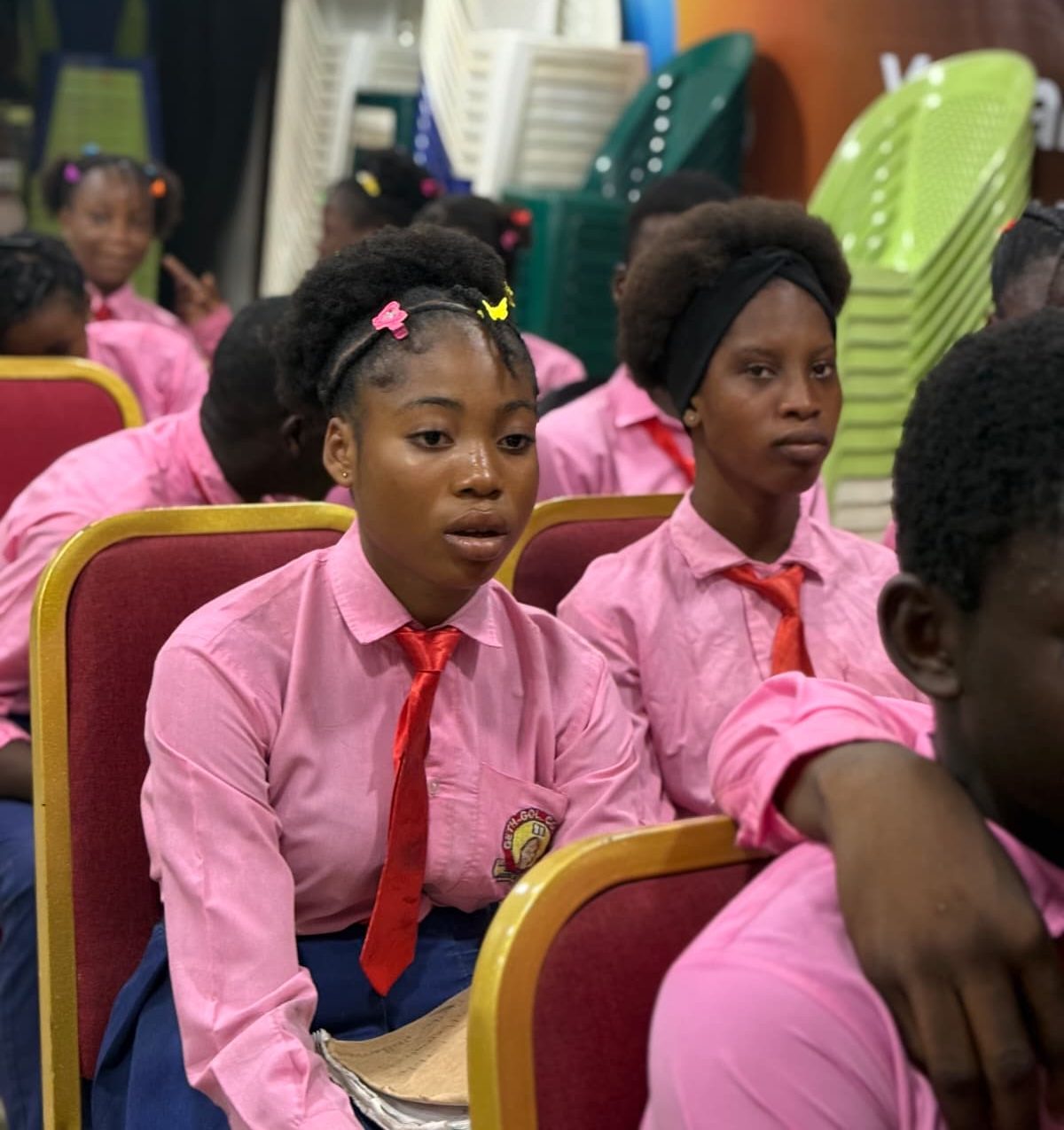 A young person taking part in the Youth Impact program